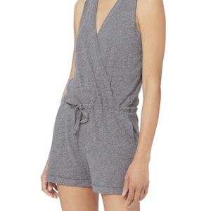 Intermix Nation Cross Front Grey Romper